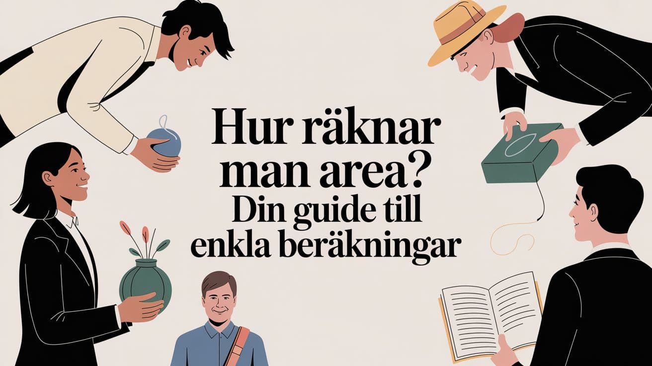 Hur räknar man area? Din guide till enkla beräkningar