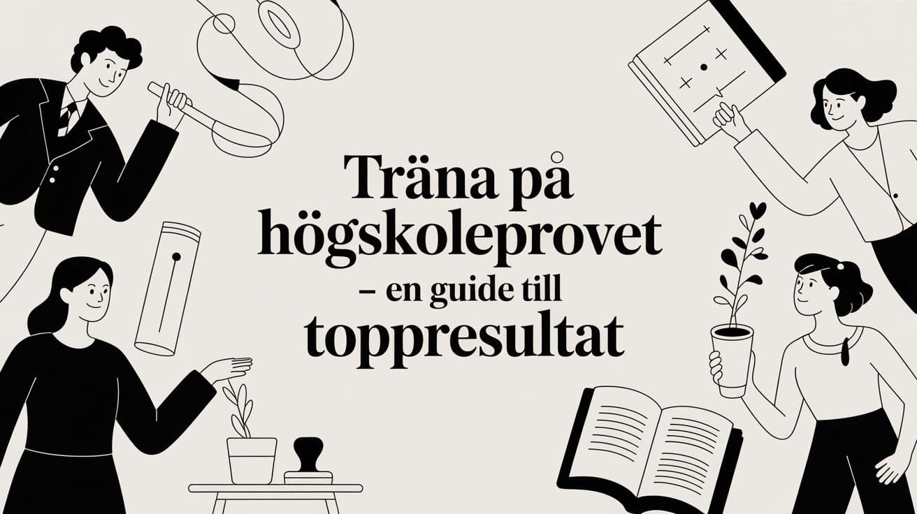 Träna på högskoleprovet – en guide till toppresultat